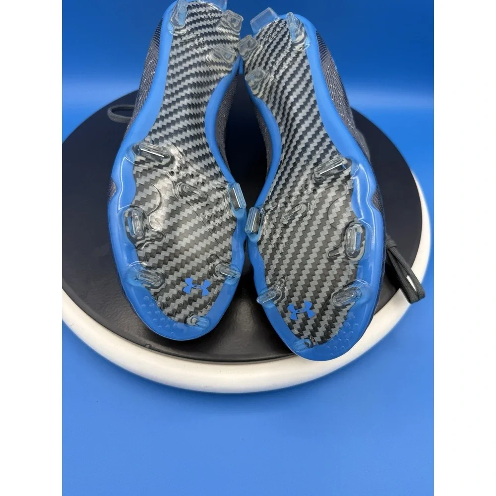 Under Armour Shadow Elite 3‎ FG Men's Size 8 Gray Blue Soccer Cleats 3028288-026